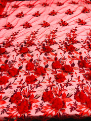Fena Lace with 3d flowers