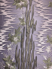 Branch Flower Embroided Lace
