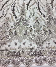 Hand Beaded French Lace