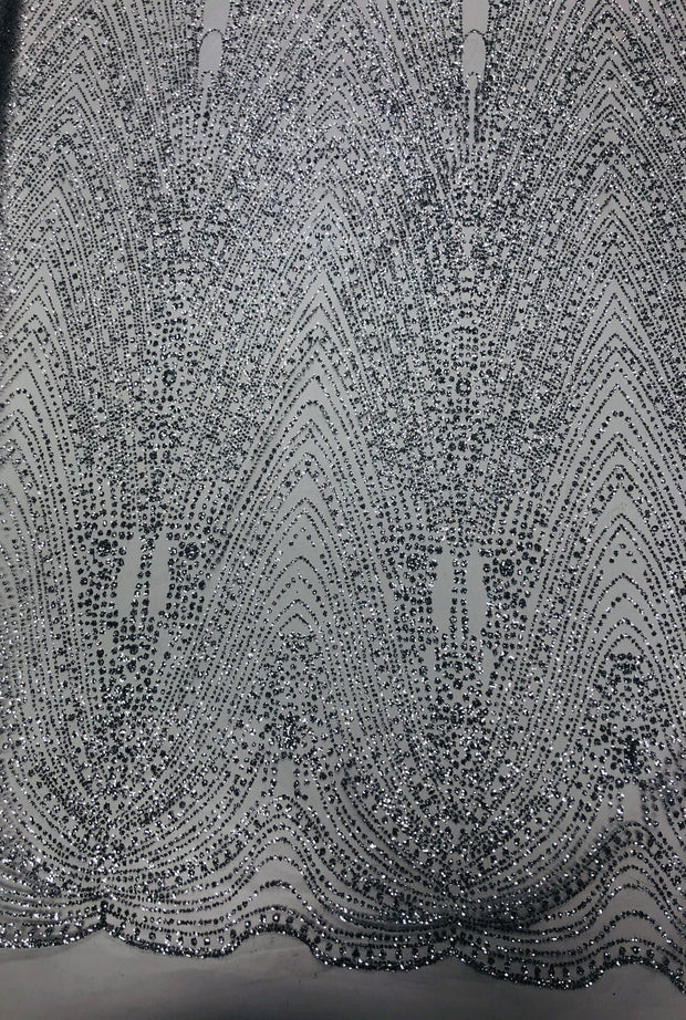 Glitter Cracked Ice Loop Lace