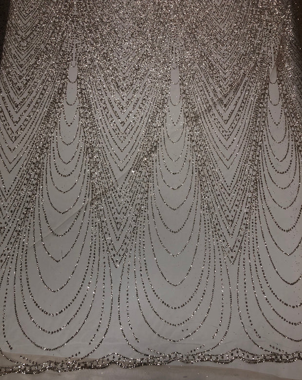 Glitter Cracked Ice Loop Lace