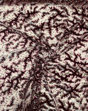 Laser cut velvet with sequin