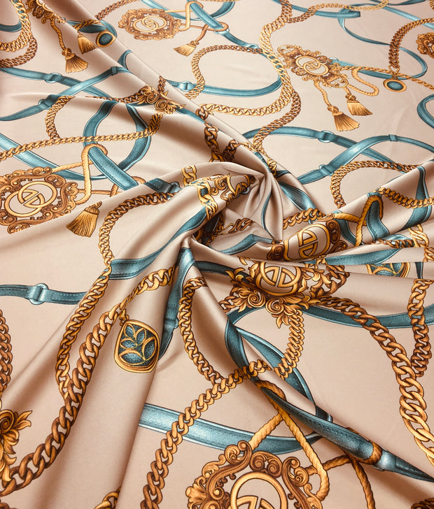 New Baroque design silky print