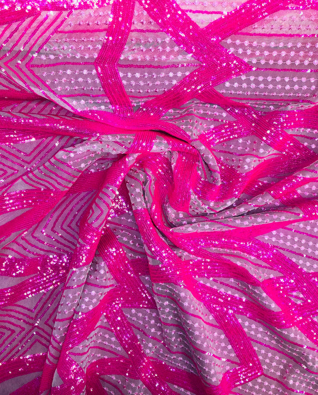 Pyramid sequin design