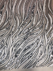 Feather Trim Wave Design
