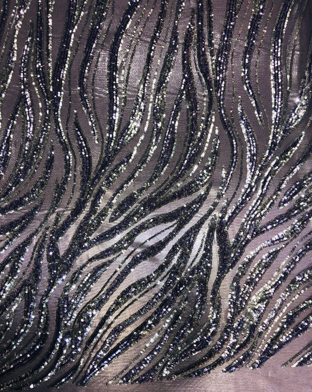 Feather Trim Wave Design