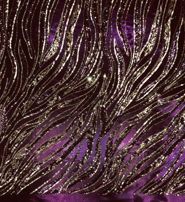 Feather Trim Wave Design