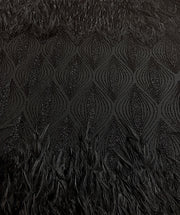 Feathered 3D Hand Beaded Lace