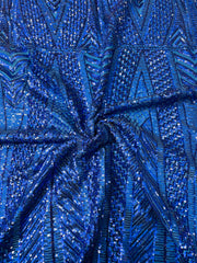 Contour Chevron Sequins