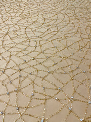 Hand Beaded Warp Web