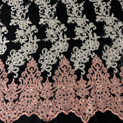 3 Tone Lace Beaded