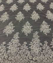 Hand Beaded Appliques French Lace
