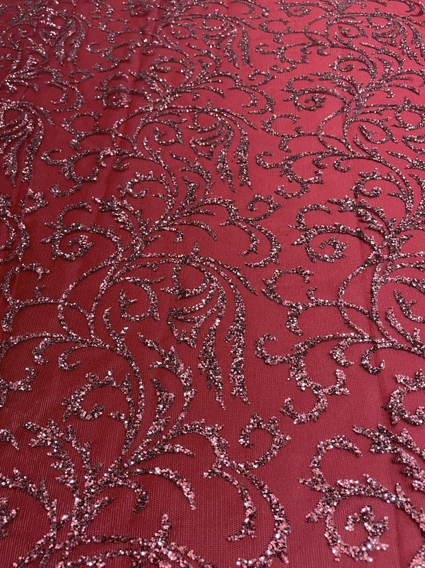 Curly Glitter Cracked Ice