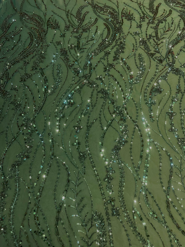Ivy Beaded Sequin Lace