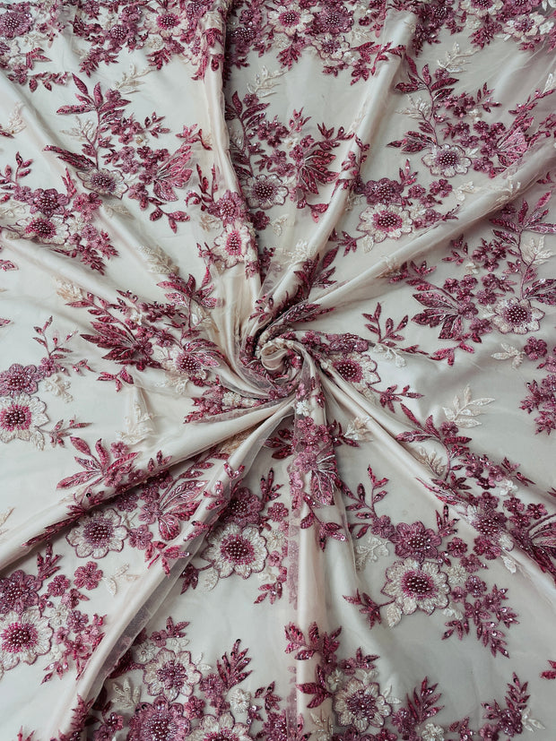 Daisy Beaded Embroidery