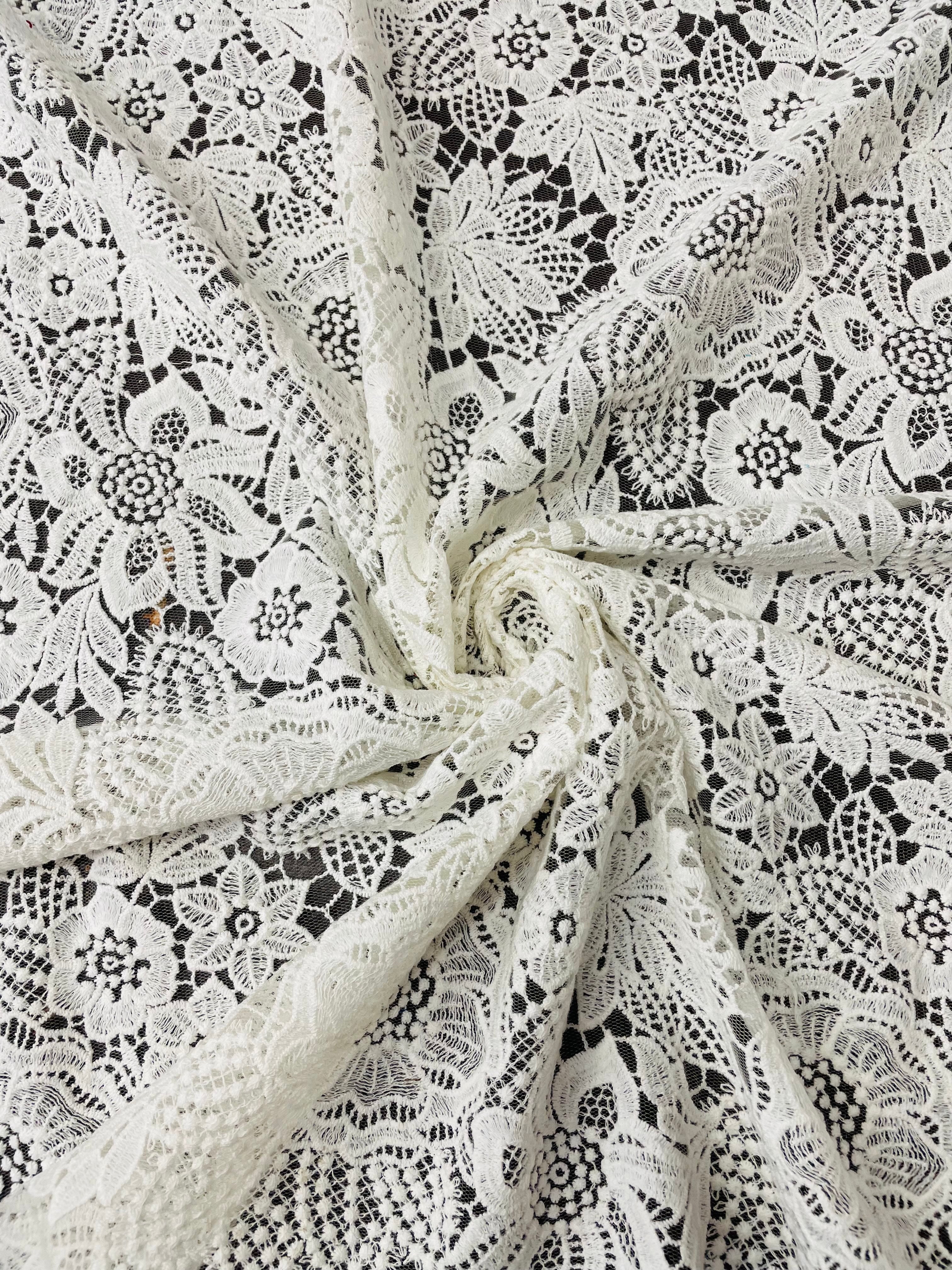 French Guipure Lace – Diana Fabrics