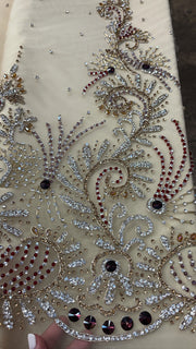 Arabic Renaissance Hand Beaded and Stoned