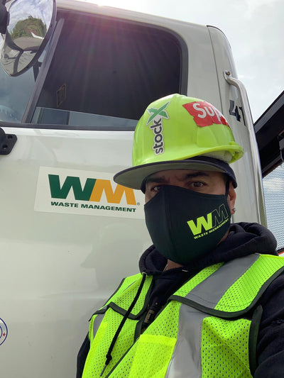 Waste management masks (with logo )