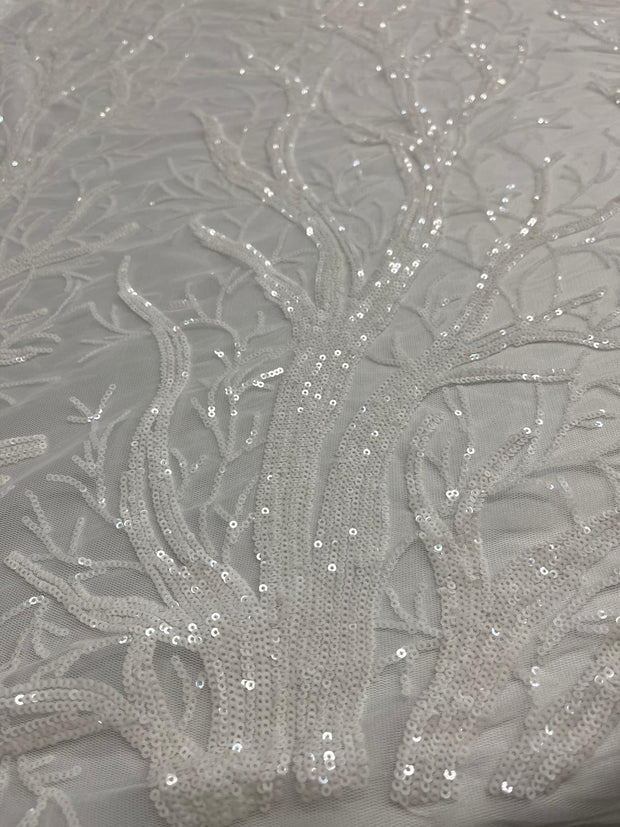 Branch bridal sequin clear