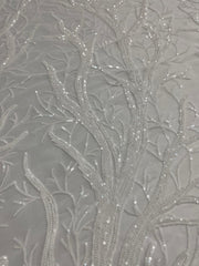 Branch bridal sequin clear