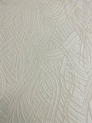 Hand Beaded Brush Stroke Design