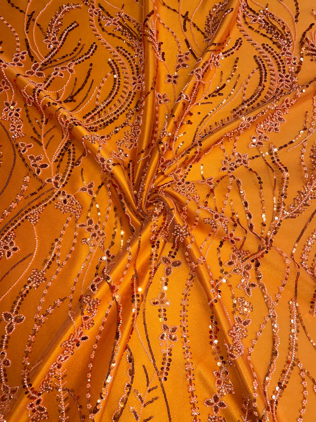 Ivy Beaded Sequin Lace