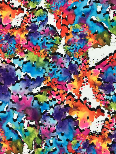 Psychedelic Silky Mikado Print