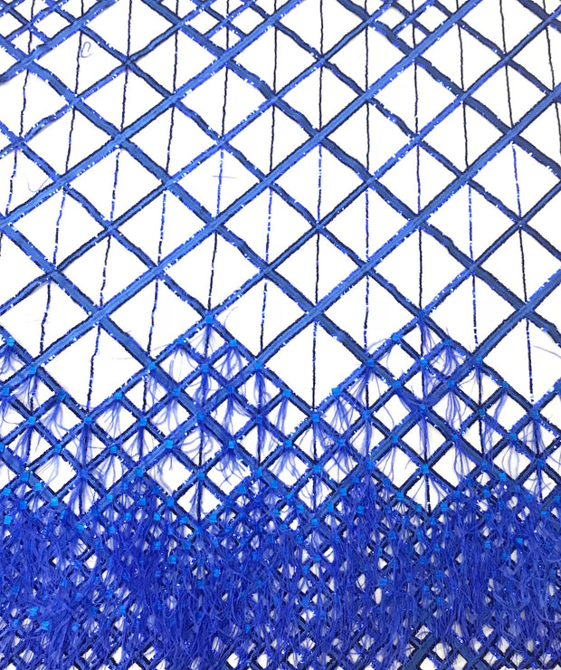 Feather Sequin Net
