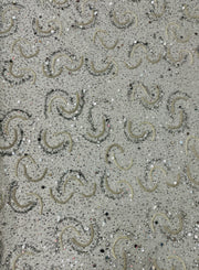 Hand Beaded Half Circles
